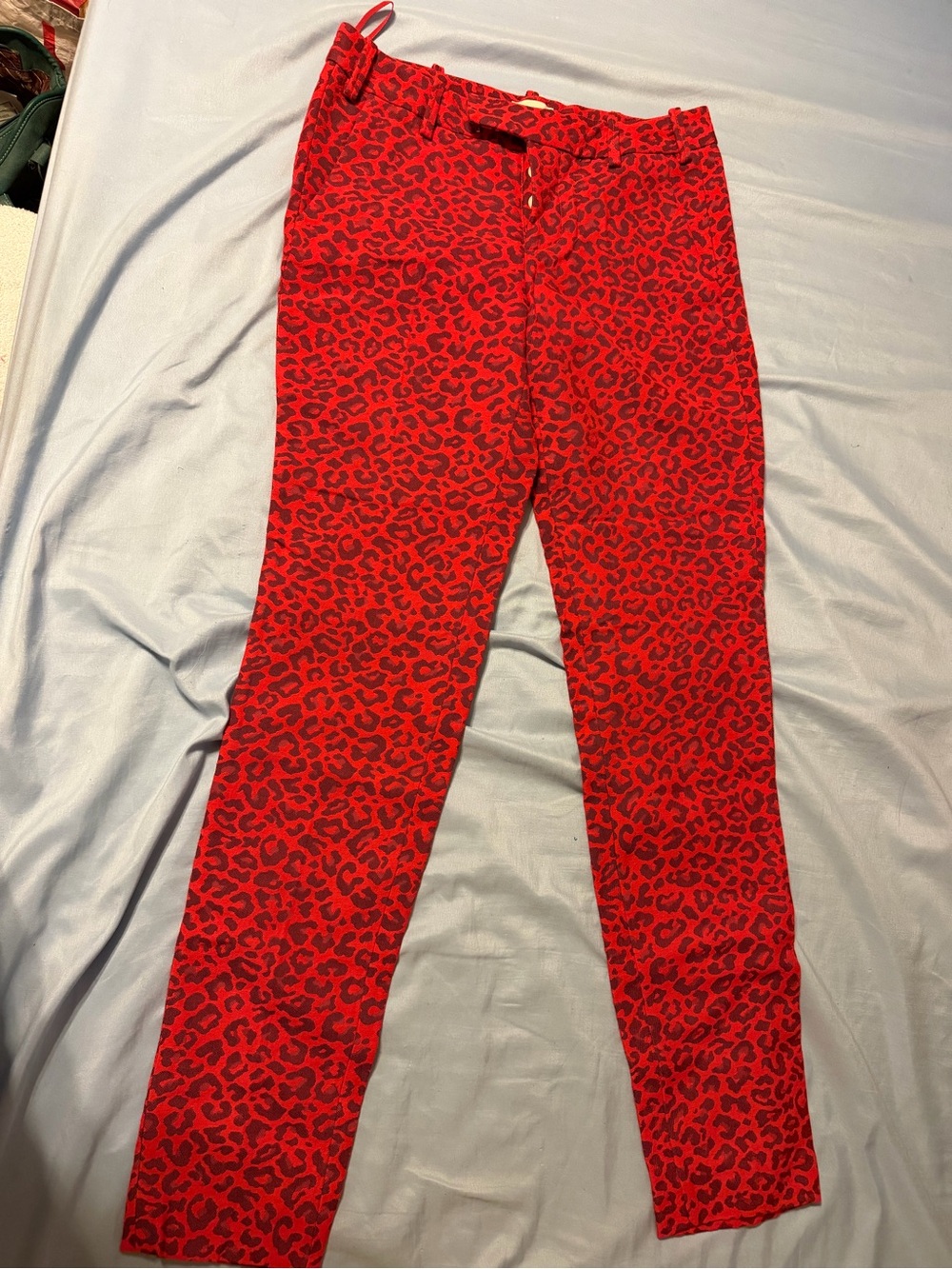 Zadig & Voltaire Red Leopard Skinny Jeans